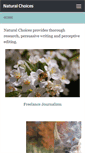 Mobile Screenshot of naturalchoices.com